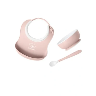 Image of BabyBjörn Baby Feeding Set, 3 pcs, Powder Pink