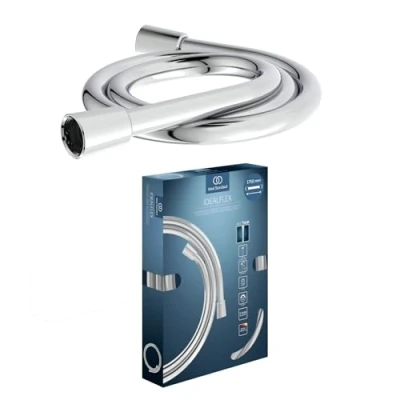 Image of Shower Hose Ideal Standard Idealflex Universal 1.25m Hose, Chrome, BE125AA