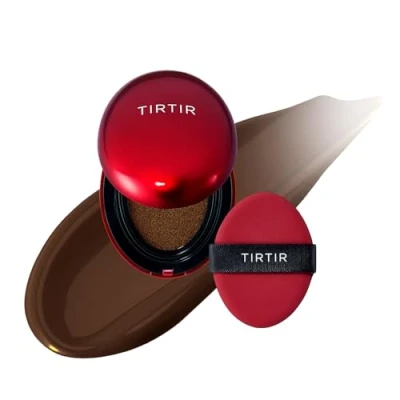 Image of [*Mini Size*] TIRTIR Mask Fit Red Cushion Foundation Japan&#039;s No.1 Choice for Glass skin, Long Lasting, Lightweight, Buildable Coverage, Semi Matte (51N Fudge, 4.5g (Pack of 1))