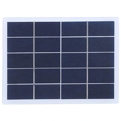Image of Keenso Solar Panel, Compact Design 6.7 x 5.1 0.1inch, 3W 5V Polycrystalline Silicon Panel Laminate DIY DC Output Charger Battery Camping