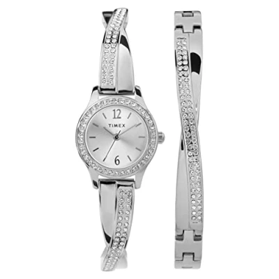 Image of Timex Classics Women&#039;s 23mm Watch Gift Set TW2T58000
