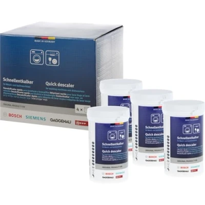 Image of Bosch 00311922 Washing Machine and Dishwasher Descaler, Pack of 4