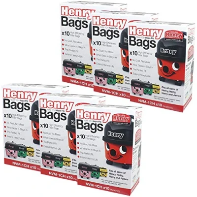 Image of Original Numatic NVM 1CH Henry Hoover Cleaner Bags Hepa Flo (6)