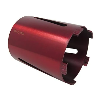 Image of 127mm 5&quot; Dry Diamond Drilling Core Drill Bit Turbo Segments for Brick &amp; Masonry