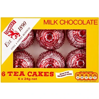 Image of Tunnock&#039;s Milk Chocolate Teacakes (6 per Pack 144g) of 6