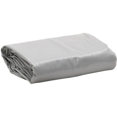 Image of vidaXL Tarpaulin Grey 5x7 m 650 g/m²