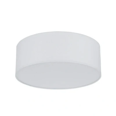 Image of Rondo 38cm Cylindrical Ceiling Light White 2xE27