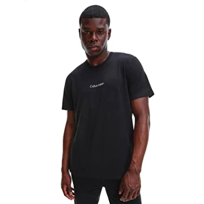 Image of Calvin Klein S/S Crew Neck Black (Black)