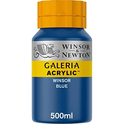 Image of Winsor &amp; Newton, Galeria Acrylic, Blue, 500ml