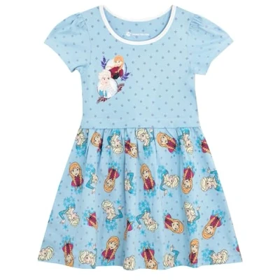 Image of Disney Girls Frozen Dress Age 8 to 9 Years