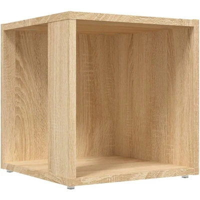 Image of vidaXL Side Table Sonoma Oak 33x33x34.5 cm Engineered Wood