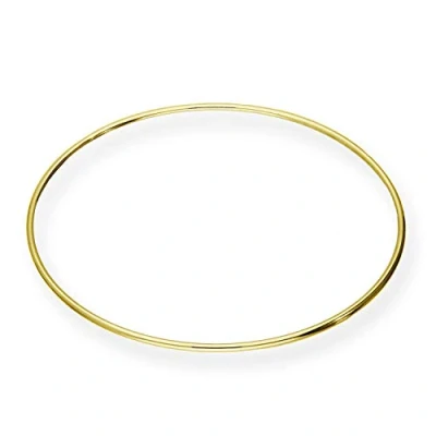 Image of jewellerybox Gold Plated Sterling Silver Round Bangle 68mm