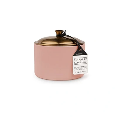 Image of Paddywax Rosewood &amp; Patchouli Scented Candle Hygge Range 5oz