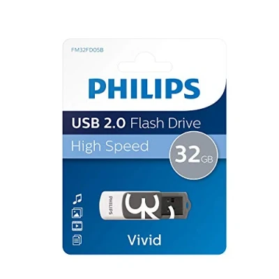 Image of Philips Vivid USB Flash Drive 32 GB, 2.0 Assorted Color