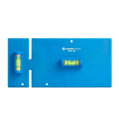 Image of Jonard Tools WTL 34 Wall Box Template &amp; Level for Non Metallic Electrical Boxes, 3 Gang and 4
