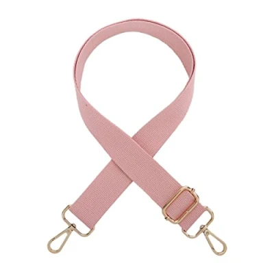 Image of Haveratio 55in Handbag Shoulder Strap Replacement Woven for DIY Purse Crossbody Bag Messenger Adjsutable with Hook Light Pink