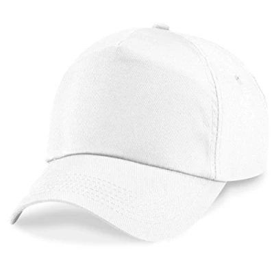 Image of Beechfield B10b Junior Original 5 Panel Cap White