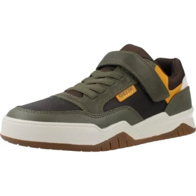 Image of Geox J Perth BOY E Sneaker, Green, 1 UK