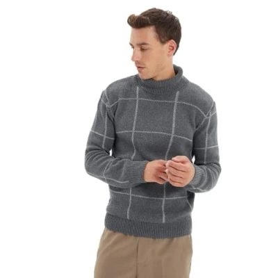 Image of Trendyol Man Regular fit Basic Turtleneck Knitwear Sweater