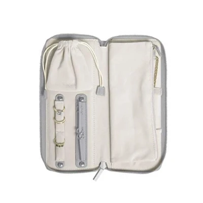 Image of Stackers Pebble Grey Jewellery Roll