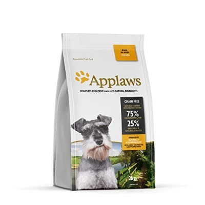 Image of Applaws Natural, Complete Dry Dog Food Senior All Breed Adult Chicken 2kg