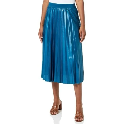 Image of VILA Vinitban Skirt Aline skirt, Women&#039;s, Size: Small, Morrocan blue