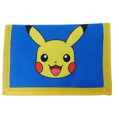 Image of Official Pokemon Pikachu Boys Trifold Money Change Notes Wallet Gift New