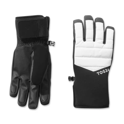 Image of TOG24 Unisex Adventure Ski Gloves Optic White Size Medium