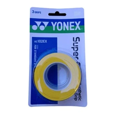 Image of YONEX Baby Boys Super Grap Overgrip 30 Pack Yellow/Yellow