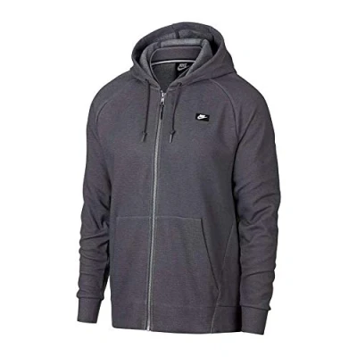 Image of Nike Men Sportswear Optic Full Zip Hoodie Dark Grey, X Large
