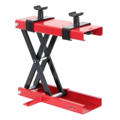Image of Oypla Heavy Duty 500kg Motorcycle Motor Bike Stand Scissor Lift Jack Workshop