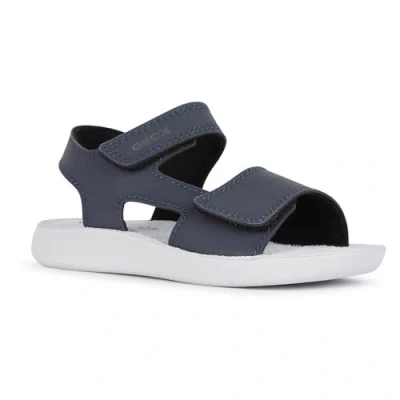 Image of Geox Lightfloppy Sandals for kids, Size: 5, Navy Synthetics