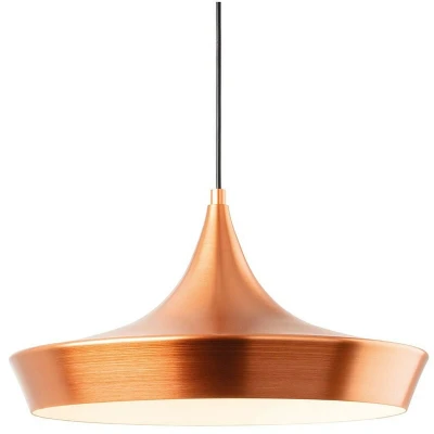 Image of Leo Dome Pendant Light Brushed Copper