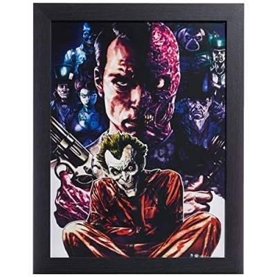 Image of DC Comics FP10900P PL &quot;Criminally Insane&quot; Framed Print, 30 x 40 cm