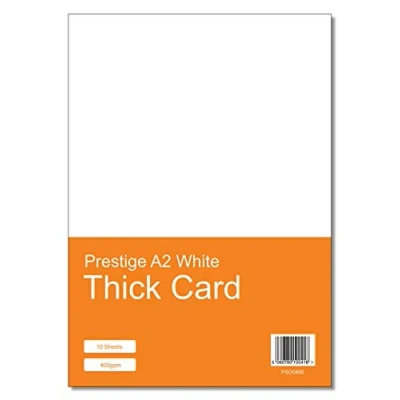Image of Prestige A2 White Thick Card 400gsm 20 Sheets