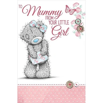 Image of Me To You Tatty Teddy Mother&#039;s Day Card Mummy from your Little Girl
