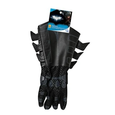 Image of Rubie&#039;s 30741NS000 Batman Child Gauntlets Dark Knight Kids Fancy Dress Accessory, Multi, One Size