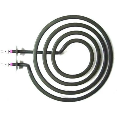 Image of Cooker Radiant Ring 7 Inch (155mm) 4 Turn 1800W Standard 6.3mm tab Terminals, Hotplate Element