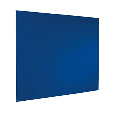 Image of Red17 Frameless Notice Boards Felt Fabric 1200mm x 900mm Blue