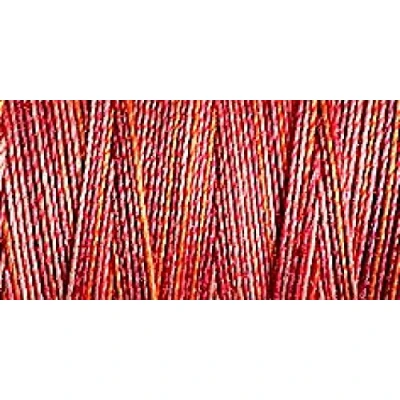 Image of Gutermann No 12 Sulky Cotton Embroidery Thread 200m 4008 Orange, Red Each