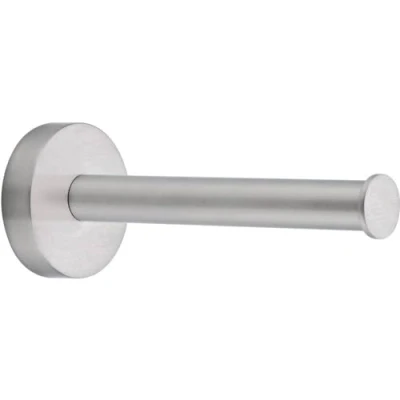 Image of tesa MOON Spare Toilet Paper Holder No Drill Wall Mounted Roll Made of Chrome Plated Metal, Stainless Waterproof Includes Removable Glue Solution