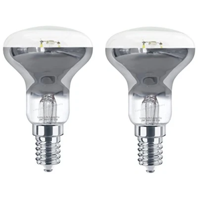 Image of Long Life Lamp Company 2 x 2w LED R50 Light Bulb E14 Cool White Replacement Reflector