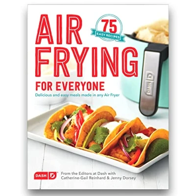 Image of DASH DCB001AF Air Fryer Recipe Book for Healthier + Delicious Meals, Snacks &amp; Desserts, Over 70+ Easy to Follow Guides, Cookbook