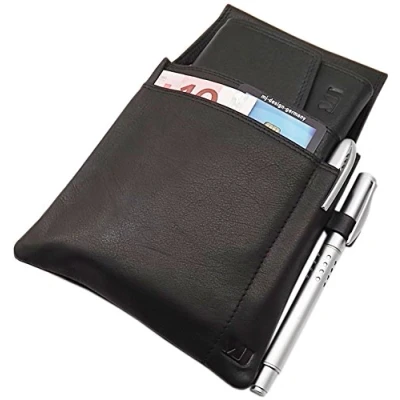 Image of Calf Leather Waiter Holster MJ Design Germany in Black