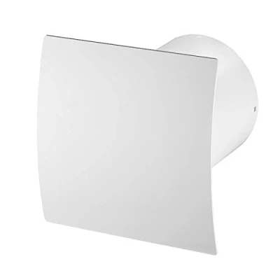 Image of Bathroom extractor fan, diameter 100 mm, ball bearing, Silent Standard EscudoLine System+, White, Ø 4.40 watts