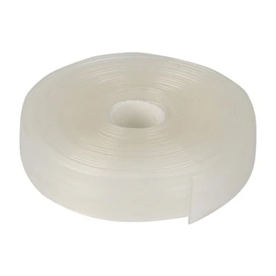 Image of Elastack Medium Soft Tape, 20mm (½&quot;) W x 3.6 m (12&#039;) L, Seals Out Air, Suction Cup Bond, Adherent, Translucent, Durable at High Temperature, Dishwasher Safe to 220F, Prevents Sliding, Enhances Grip