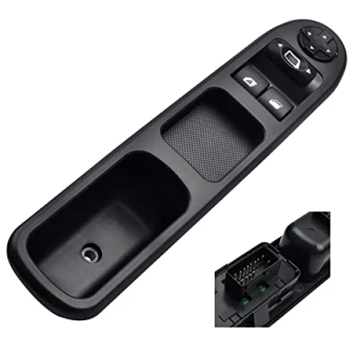 Image of CT CARID 6554.QC Master Control Power Window Switch Driver Side for Pe ugeot 207 Citroen C3 Picasso 2007 2014,Left
