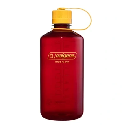 Image of Nalgene Water Bottle Lightweight Sustain Tritan BPA Free Shatterproof for Backpacking, Hiking, Gym, 32 OZ, Narrow Mouth, Laker