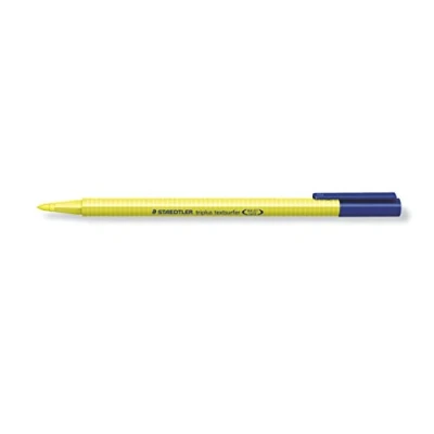 Image of Staedtler 362 1 Triplus Textsurfer Highlighter, Variable Tip, Approx. 4 mm, Pack of 10 in Cardboard Box, Yellow