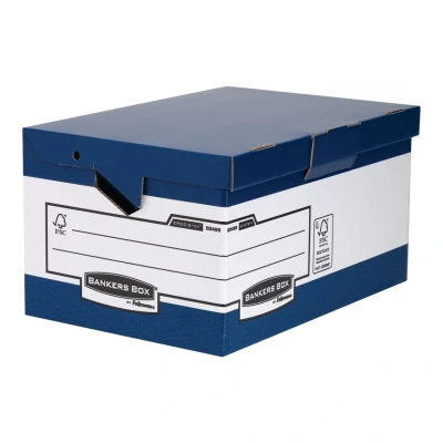 Image of Fellowes Bankers Box System Store Maxi With Ergo Handles (10 Pack)